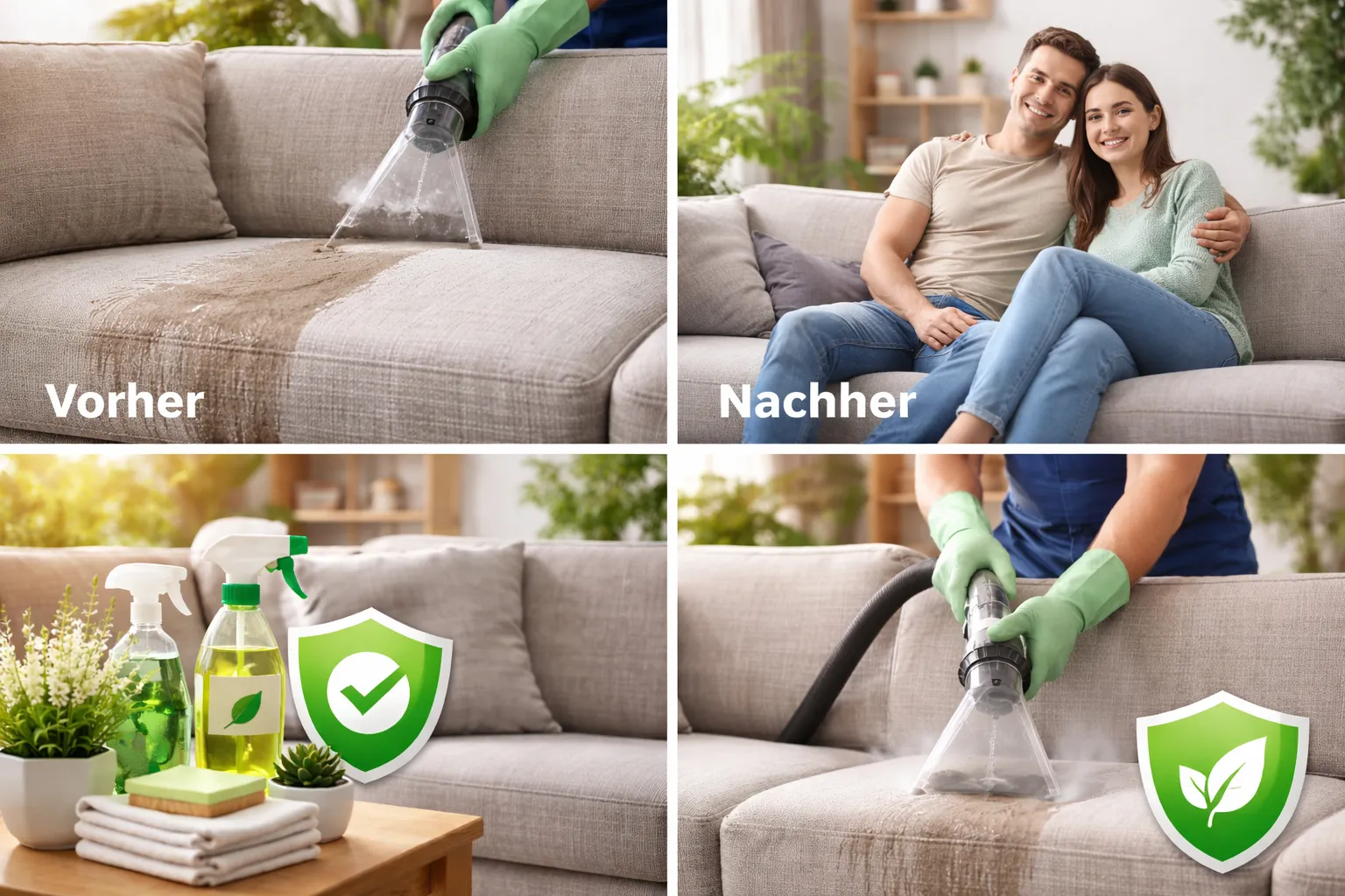 Hauptvorteile unserer Couchreinigung