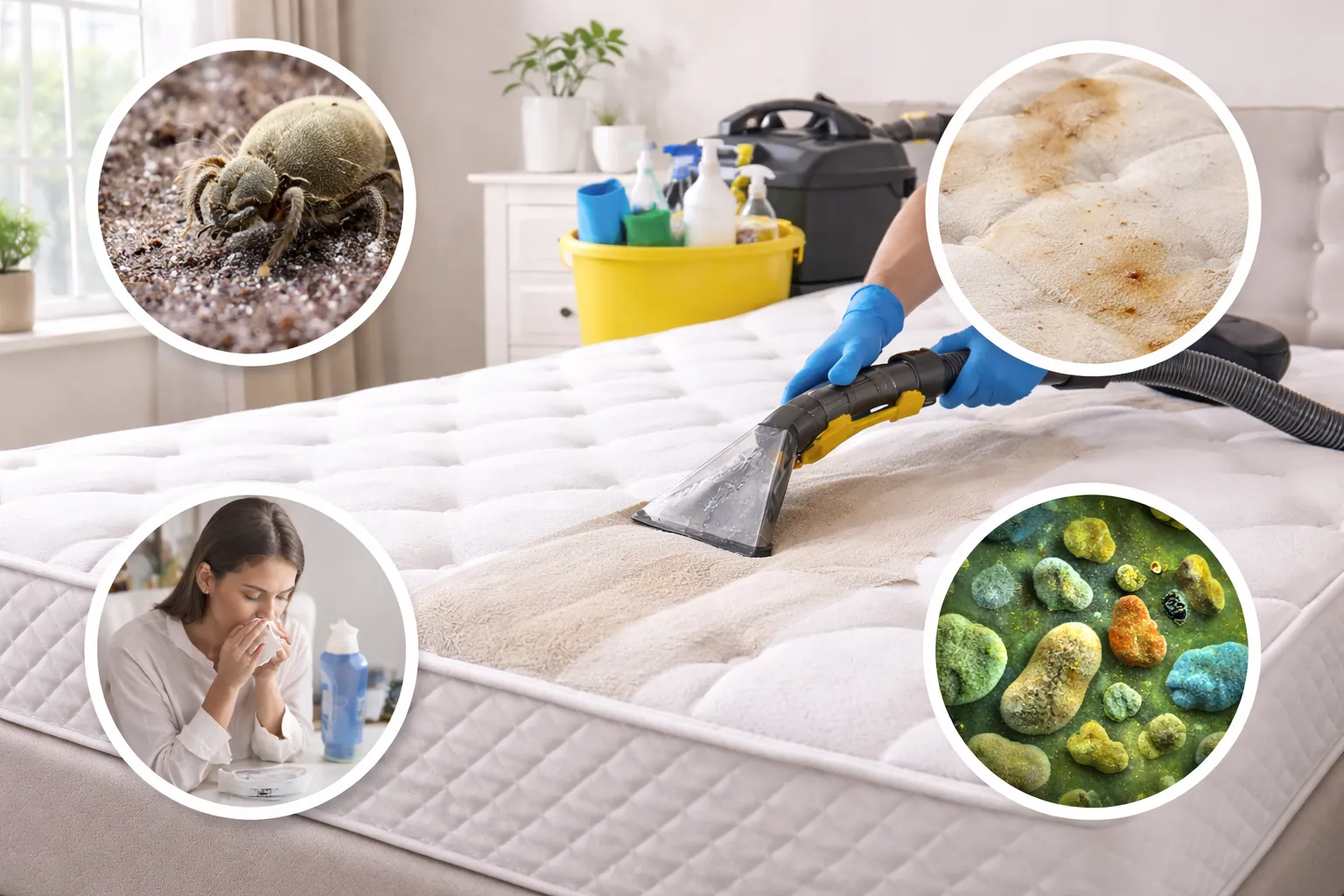 Warum Ihre Matratze regelmäßig gereinigt werden sollte